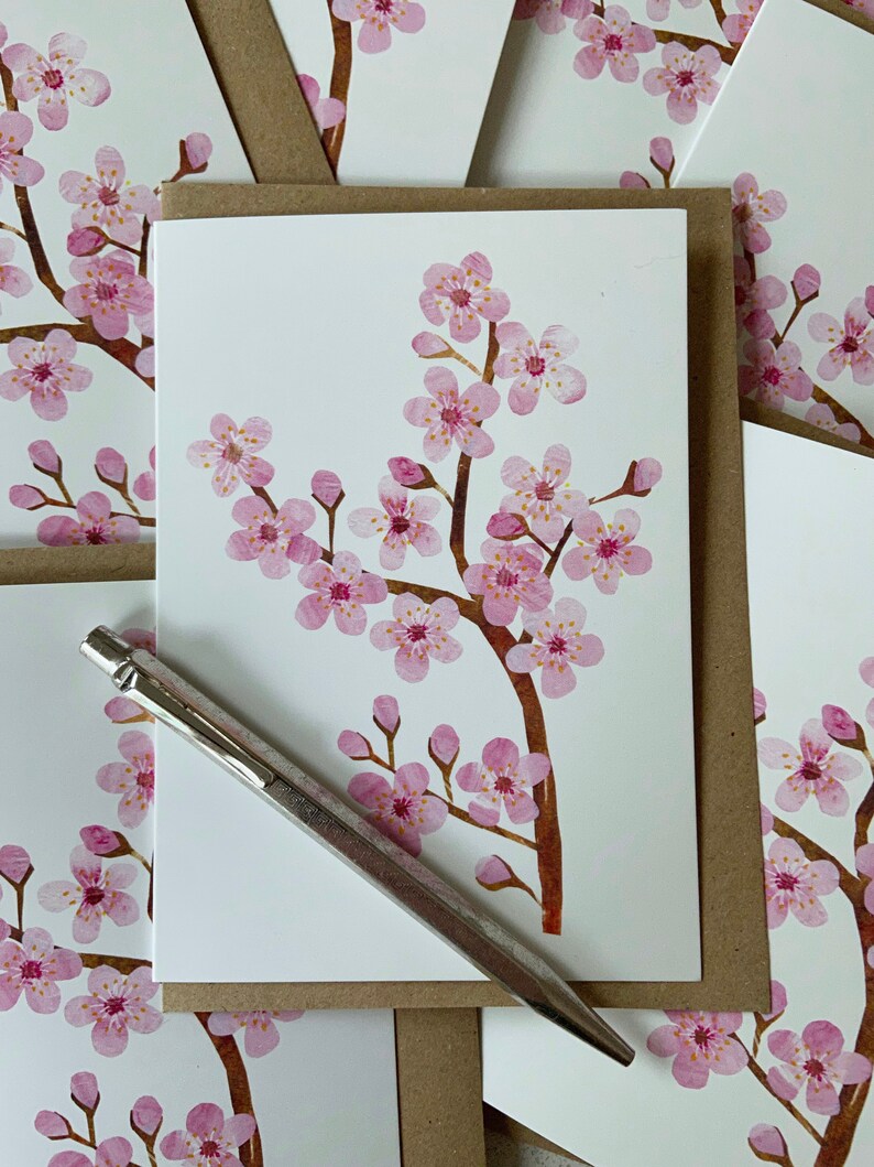 Blossom Design Greeting Card image 1