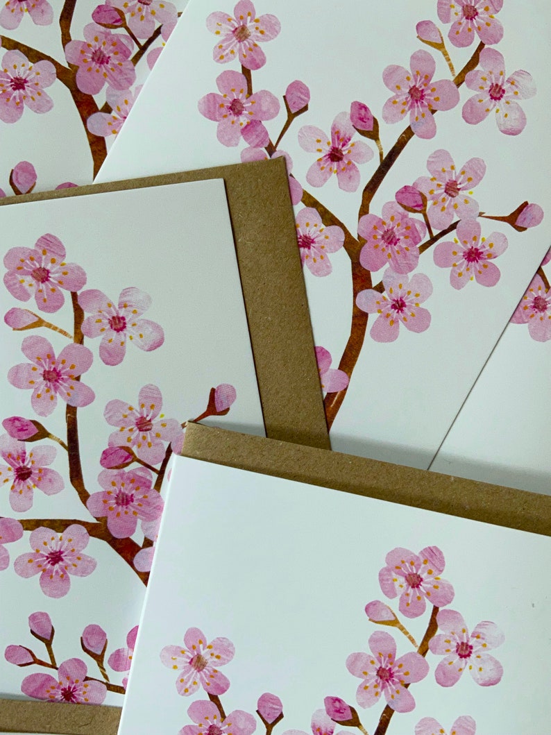 Blossom Design Greeting Card image 2