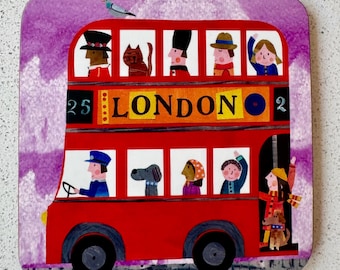 London Bus Untersetzer