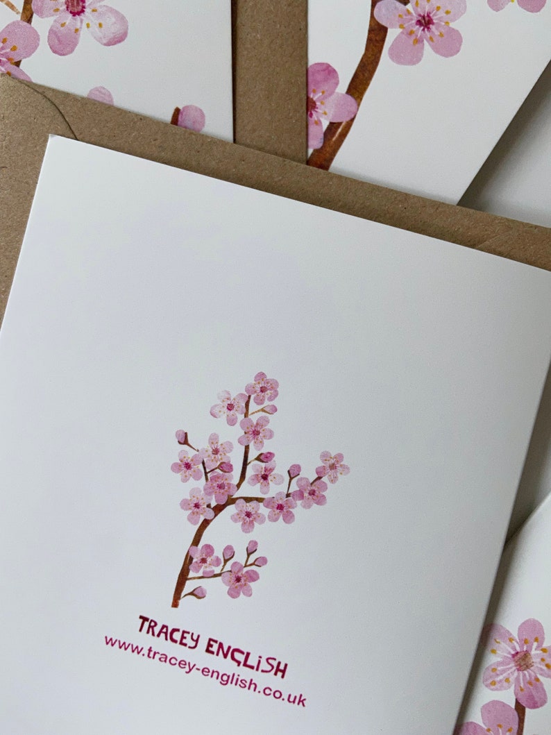 Blossom Design Greeting Card image 3