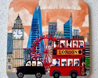 London Pendelzug Untersetzer