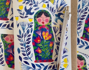 Matryoshka Doll Greeting Card