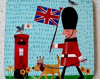 Walisisch Garde Untersetzer