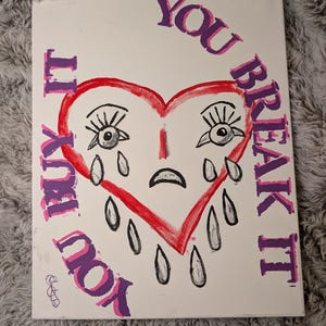 You Break It You Buy It - Etsy