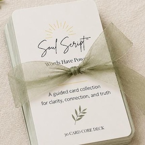 Christian Affirmation Cards, Scripture Encouragement Deck, Faith Self-Care Gift