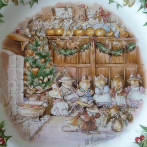 Brambly Hedge Royal Doulton 8&quot; Plate The Entertainment - 1st Quality