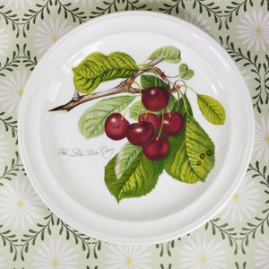 Portmeirion Pomona The Late Duke Cherry Plate - Excellent Vintage Condition.