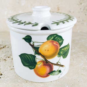 Portmeirion Pomona Covered Conserve Pot, die römische Aprikose - Selten