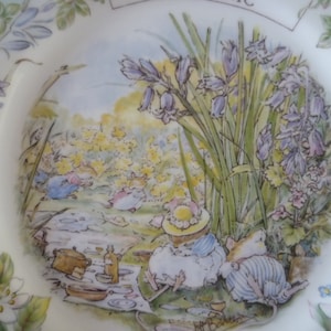 Brambly Hedge Royal Doulton The Picnic Plate  Jill Barklem
