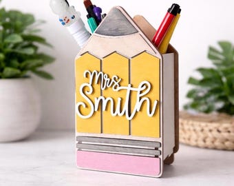 Porte-stylo personnalisé | Cadeau professeur