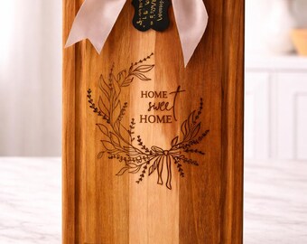Planche à découper gravée, cadeau personnalisé, décoration de cuisine personnalisée