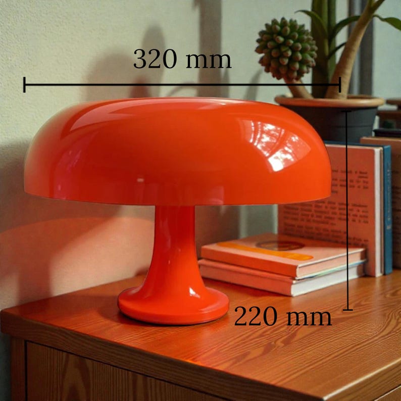 Minimalist Mushroom Bedside Lamp – Modern Table Light for Bedroom & Living Room