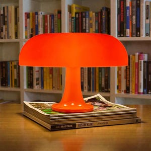 Minimalist Mushroom Bedside Lamp – Modern Table Light for Bedroom & Living Room