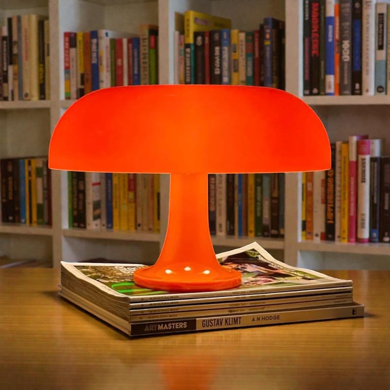 Minimalist Mushroom Bedside Lamp – Modern Table Light for Bedroom & Living Room