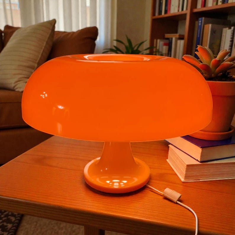 Minimalist Mushroom Bedside Lamp – Modern Table Light for Bedroom & Living Room