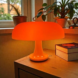 Minimalist Mushroom Bedside Lamp – Modern Table Light for Bedroom & Living Room