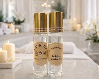 Aceite de perfume inspirado en Santal 33 / Sándalo, aroma a cuero, roll-on de 10 ml ¡COMPRE 3 Y OBTENGA 1 gratis! Ingrese BOGO3 al finalizar la compra.