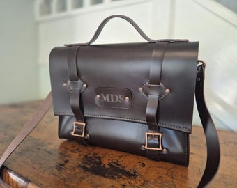 Handcrafted Leather Messenger Bag