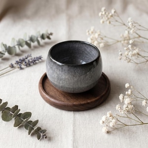 Handgjord sakekopp | Japansk tekopp i keramik | Espressokopp | Unika anpassningsbara presenter för alla tillfällen (presentask) | Fars dag