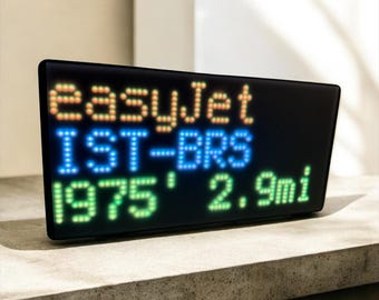 NearestPlane Live Flight Tracker Display - Real-Time Aircraft LED Display WiFi