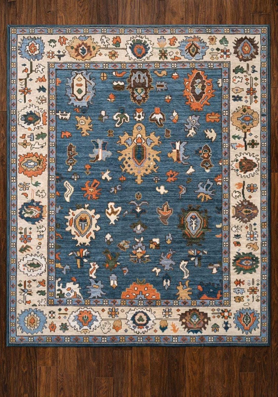 Hand Knotted Traditional Ethnic Rug - Etsy