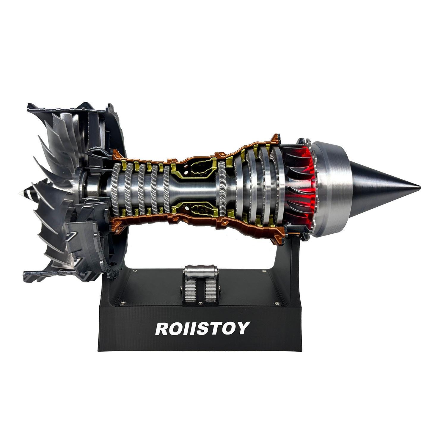 Jet Engine Model Kit, TR900 Turbofan Aircraft Engine Model, Adjustable ...