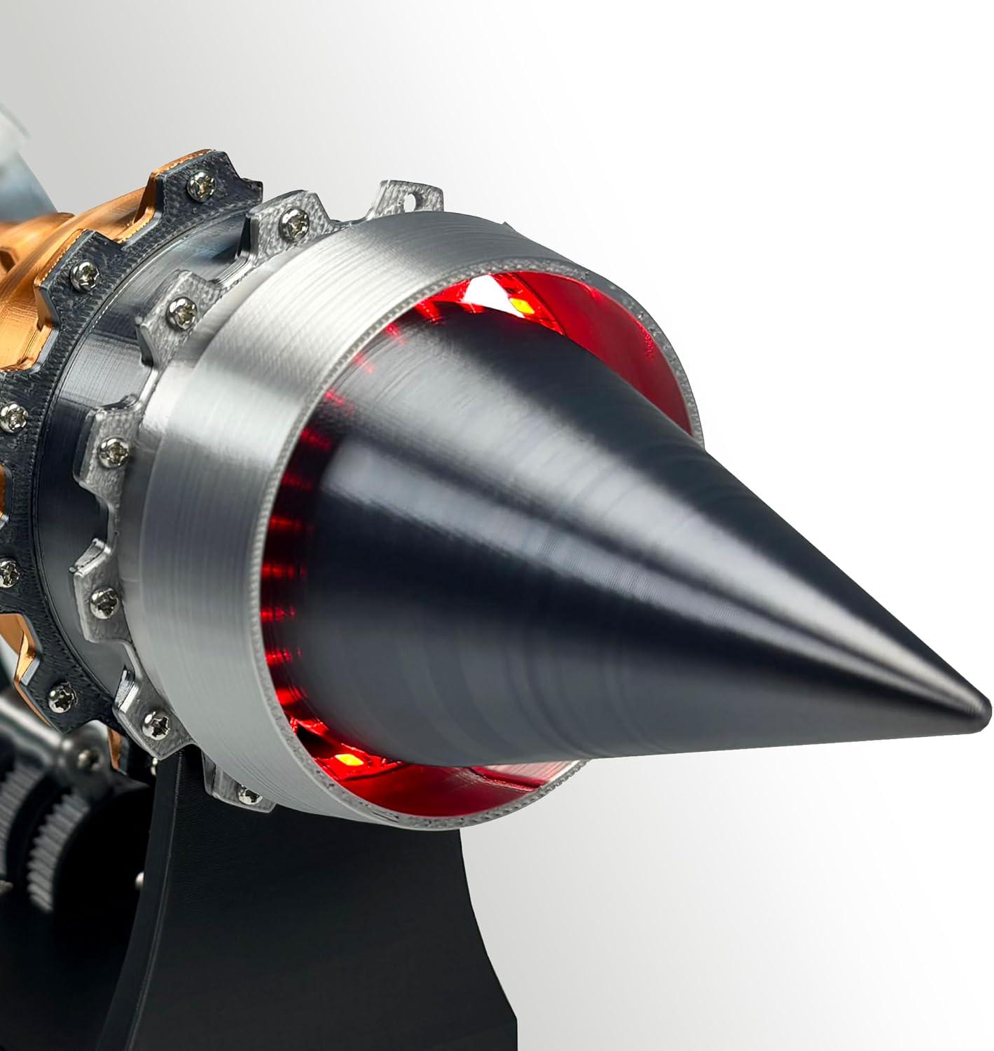 Jet Engine Model Kit, TR900 Turbofan Aircraft Engine Model, Adjustable ...