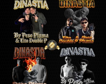 Peso Pluma Shirt Design PNG-Datei, Tito Double P T-Shirt Design (Digitaler Download)