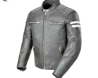 Slim Fit Café Racer Jacket
