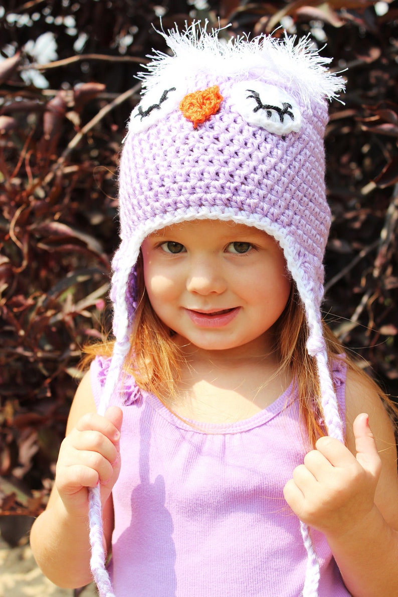 Fuzzy Brow Owl hat Custom Order infant to adult crochet photo | Etsy