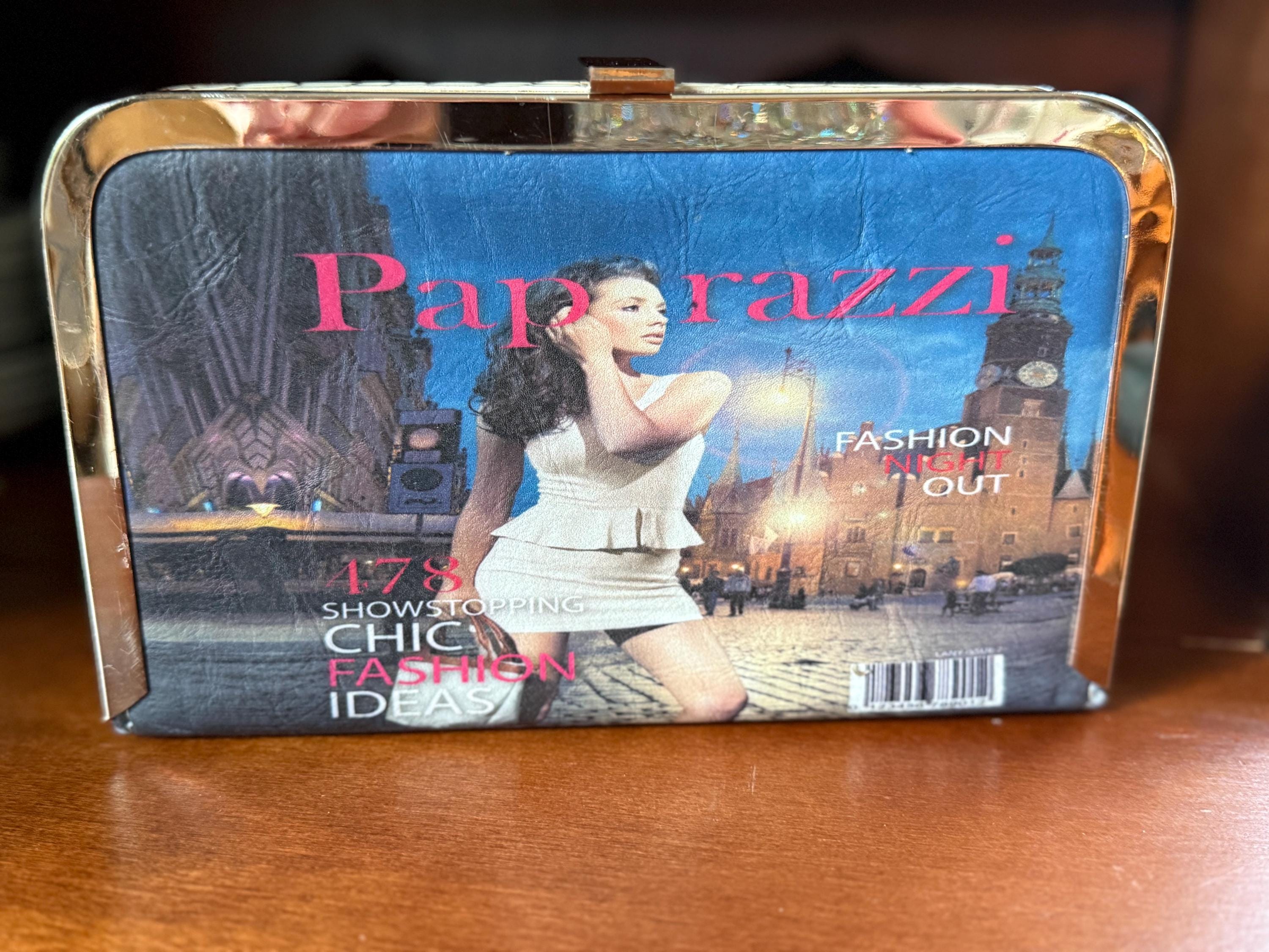 Vintage Clutch Magazine Handbag - Etsy