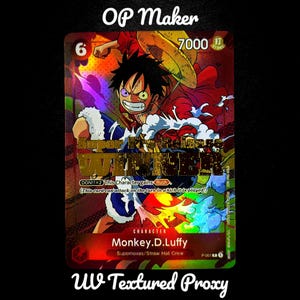 Monkey.d.luffy Super Pre Release Winner Card - Etsy