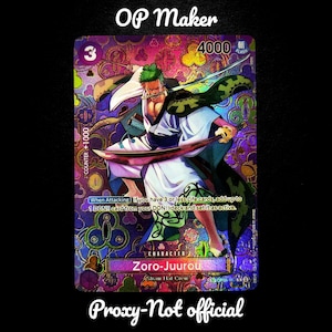 Zoro Sp Card - Etsy