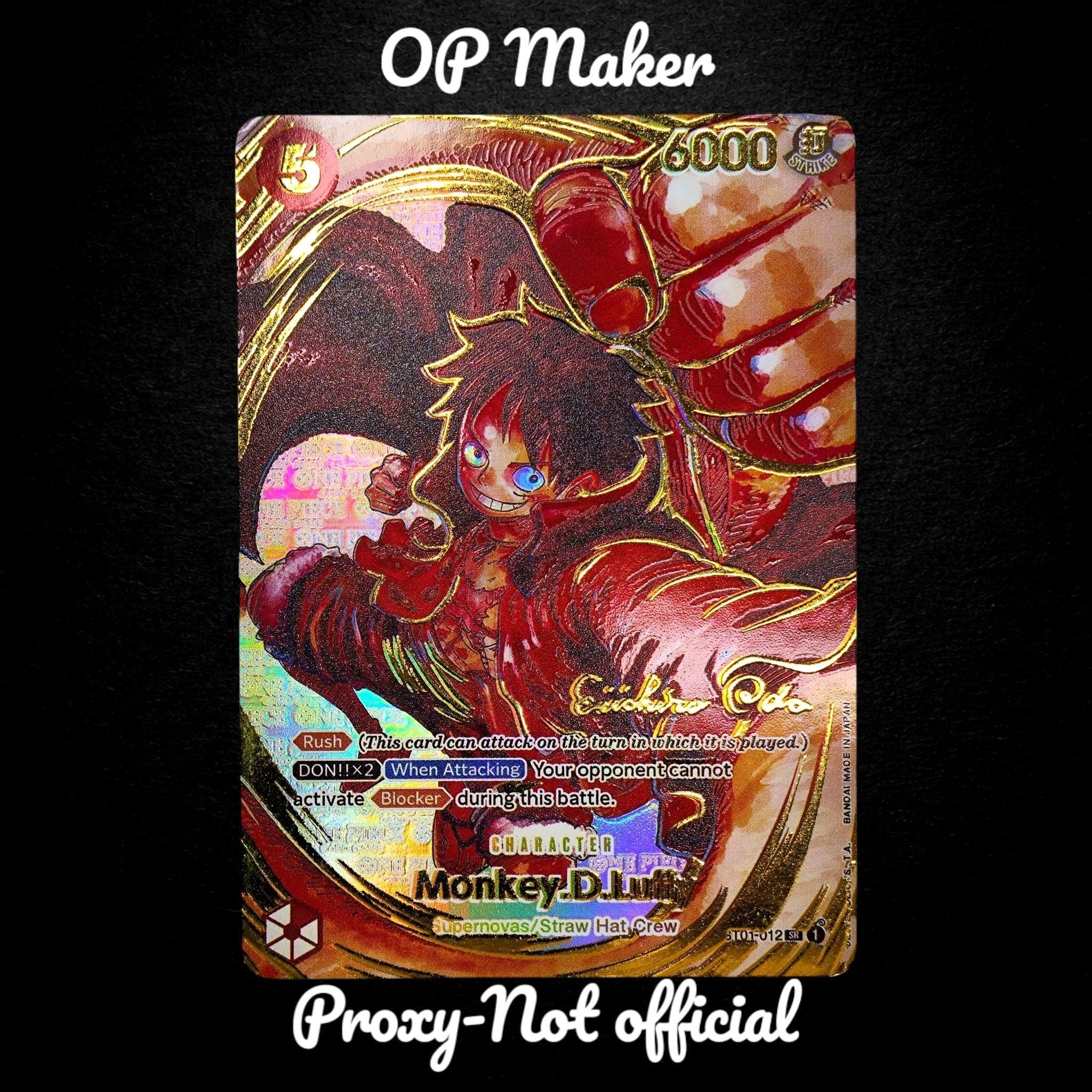 One piece proxy cards - Etsy 日本