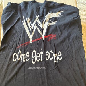 Camiseta vintage de la WWF (Talla grande)