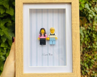 Para spersonalizowanych ramek na minifigurki LEGO