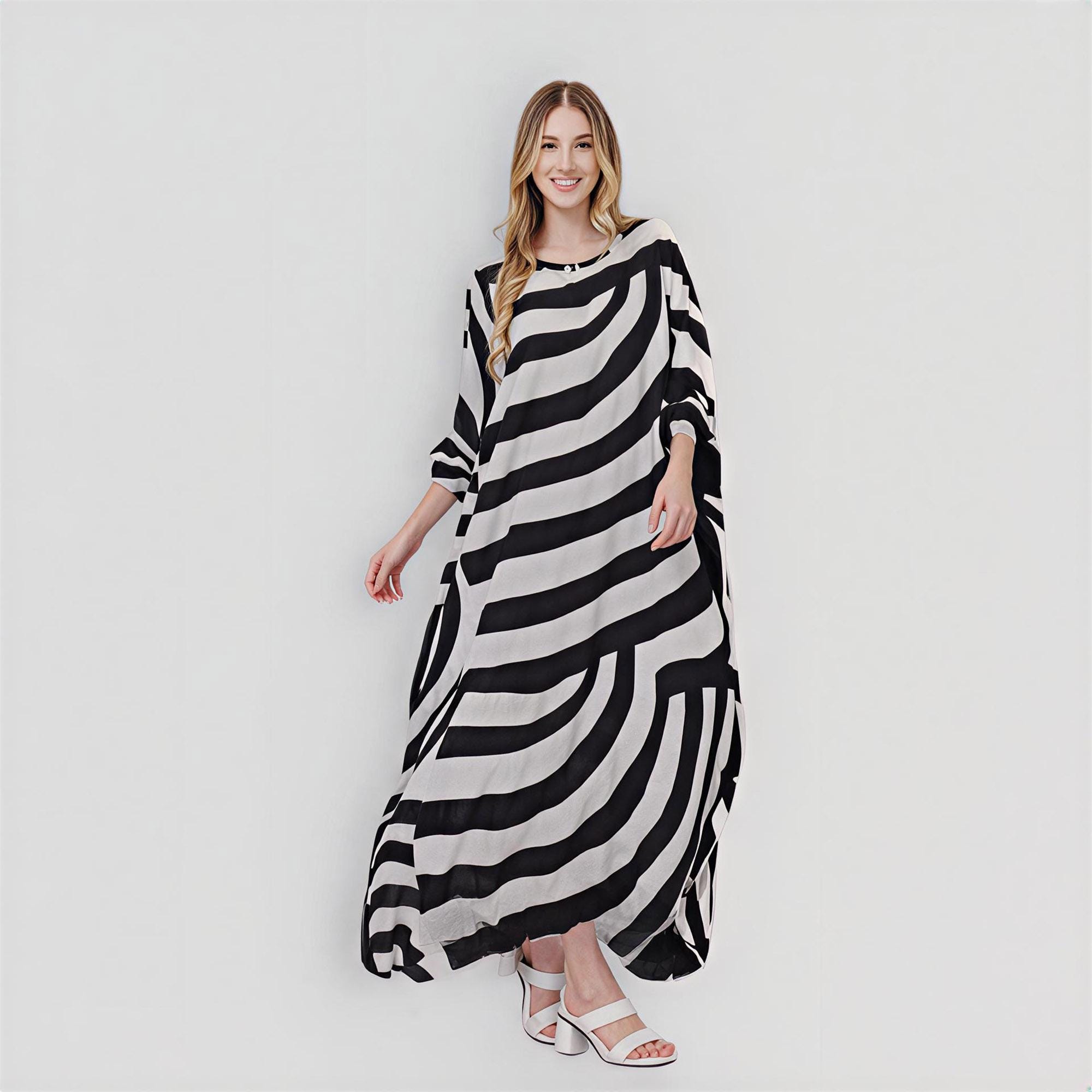 Indonesian Batik Long Gown - Etsy