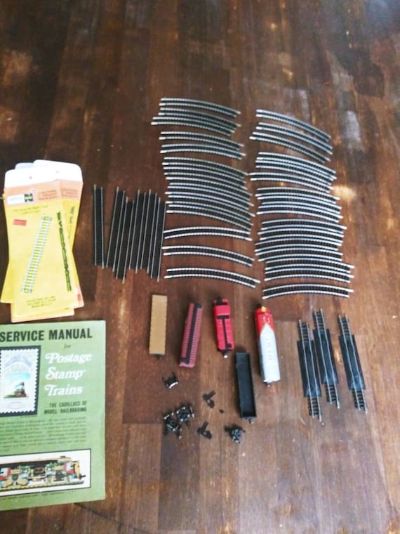 postage stamp train set