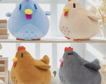 Stardew Valley Chick Plush, Cartoon Rooster Pillow
