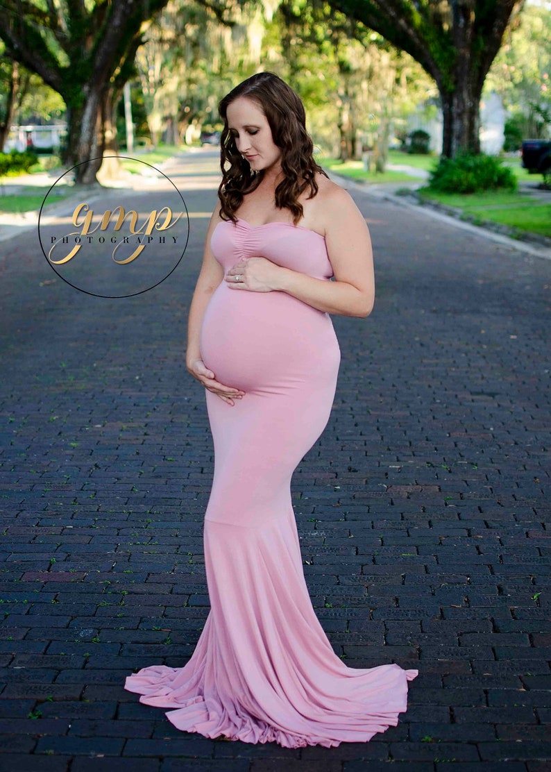 Maternity Dress for Photoshoot Soft Chiffon Pregnancy Dress Etsy