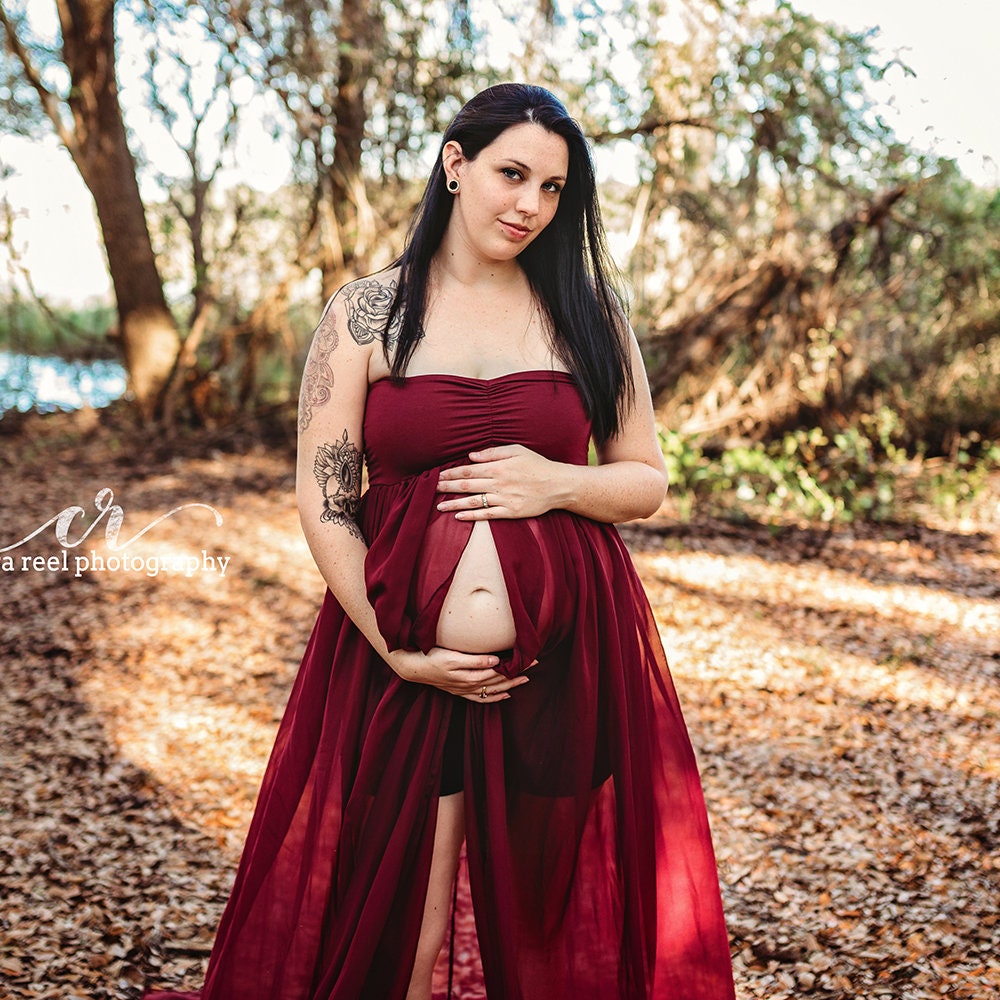 170cm Maternity Dress for Photo Shoot Pregnancy Dress Etsy