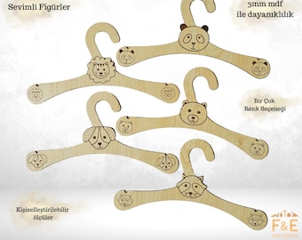 Colgador de bebé con forma de animal SVG
