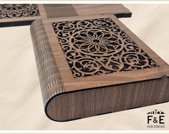 パターン化されたブックボックスSVG