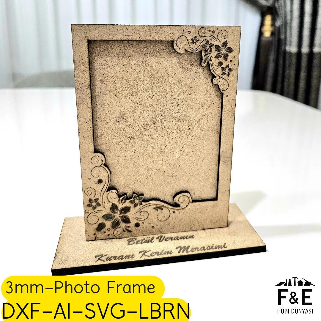 Svg Photo Frame Color Floral Photo Frame SVG - Etsy