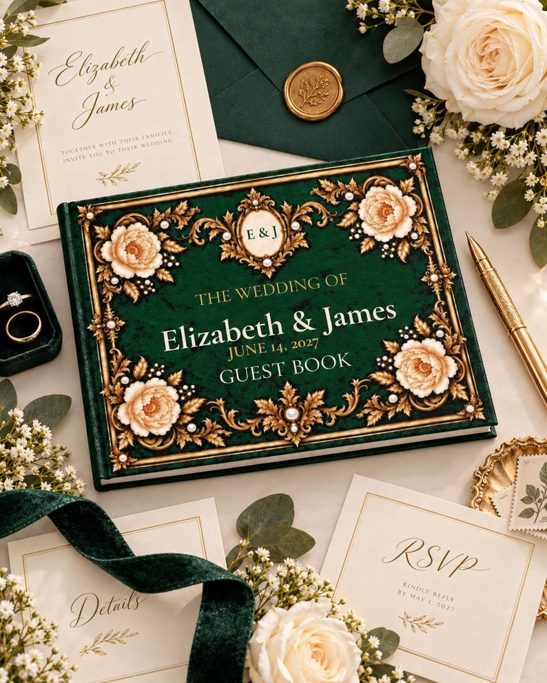 Wedding Guest Book, Custom Wedding Guest Book, Personalized Wedding Wedding Guest Book, Custom Wedding Guest Book, Personalized Wedding