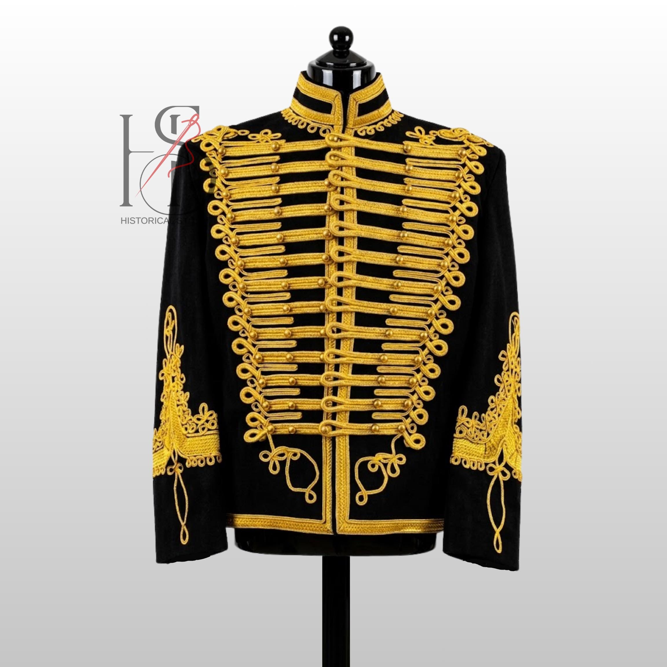 Black and Gold Tunic - Etsy