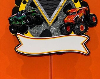 Monster Jam Truck Cake Topper