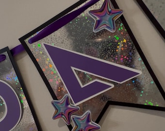 K-POP Birthday Party Banner Supplies Guirnalda Para Fiesta