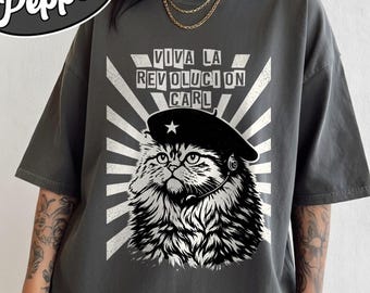 Viva La Revolucion Carl Dungeon Crawler Carl Shirt Princess Donut Mongo Comfort Colors Tee