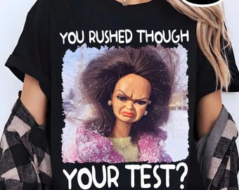 Test Day Teacher Shirt, State Testing Comfort Colors TShirt, Test Coordinator Final Exam Week Teacher Team T-Shirt, Funny Retro Doll Meme